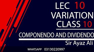 Componendo and Dividendo Method ( LECT 10)/ Algebra Tricks BY AYAZ ALI (URDU)