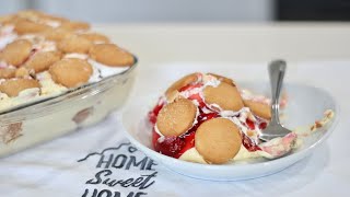 How to make THE BEST NO BAKE STRAWBERRY PUDDING | Not Yo Mama’s STRAWBERRY PUDDING