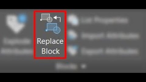 شرح اوتوكاد | block replace