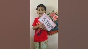 traffic light poem- get first position in the class u.k.g