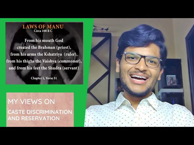 My views on Caste Disscrimination and Reservation | Shreedhar Rathi class=