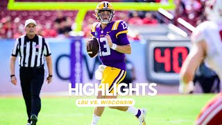 2023 LSU Football vs. Wisconsin Highlights