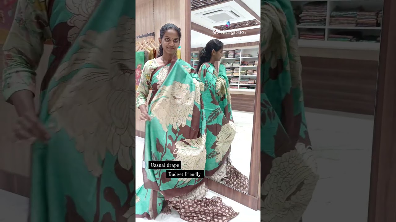 casual drape saree budget friendly range 