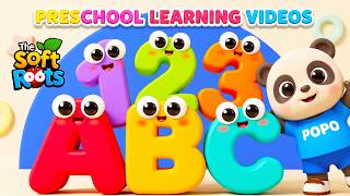Preschool Learning activities for 3 year olds at home | Learn ABC Phonics Shapes Numbers Colors 🌈 screenshot 1