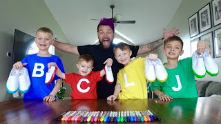 Best Custom Shoes Win - Drawing with Dad | RMD