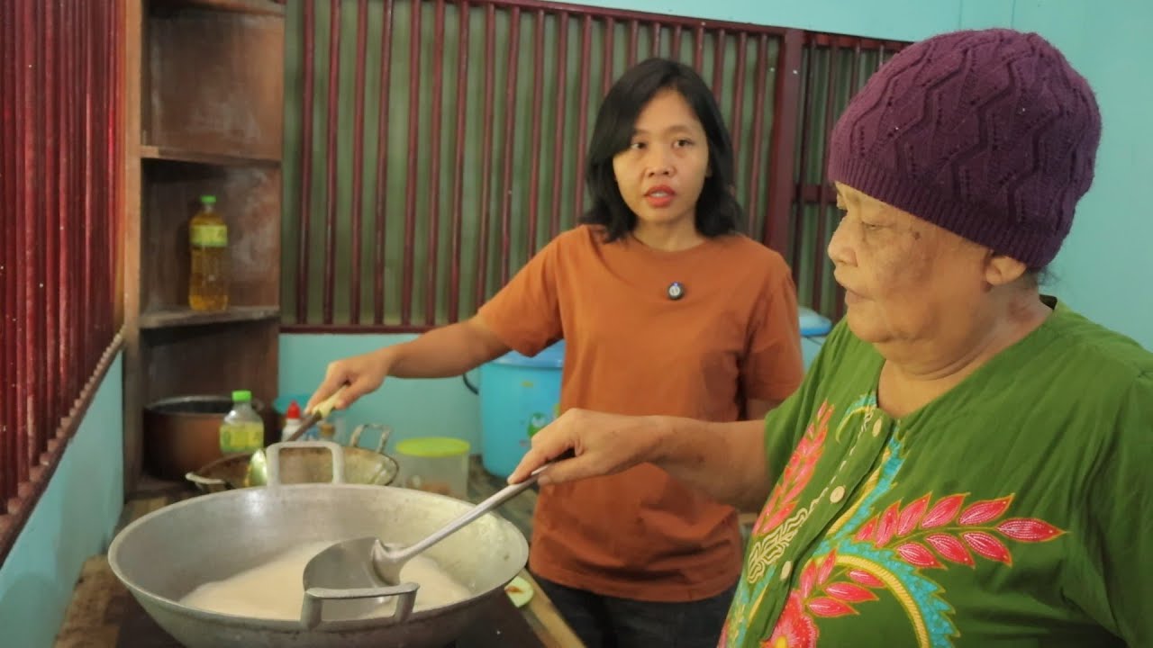 Masak bareng di dapurnya mbah uti @trimabae SAYUR SANTAN LOMPONG