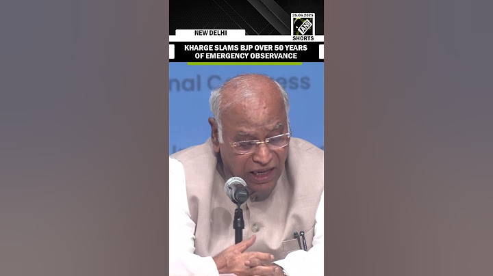 “Burnt Images of Gandhi, Ambedkar…” Kharge Hits Out at BJP Over 50 Years of Emergency Observance