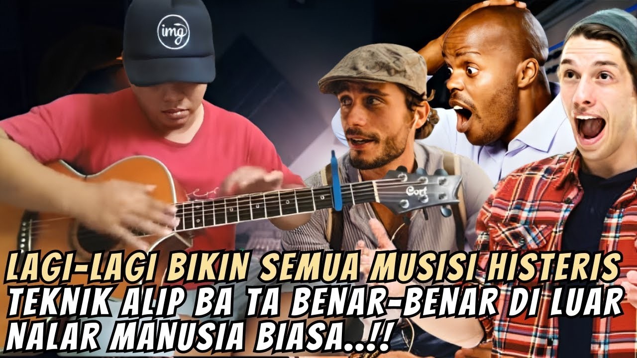 LANGSUNG KALAP❗4 MUSISI PERTAMA KALI MELIHAT ALIP BA TA MENGGILA DALAM COVERNYA MJ - BLACK OR WHITE