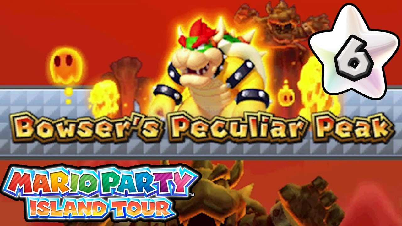 Mario Party Island Tour Bowser Peculiar Peak Mario Party Island Tour Bowser Peculiar Peak
