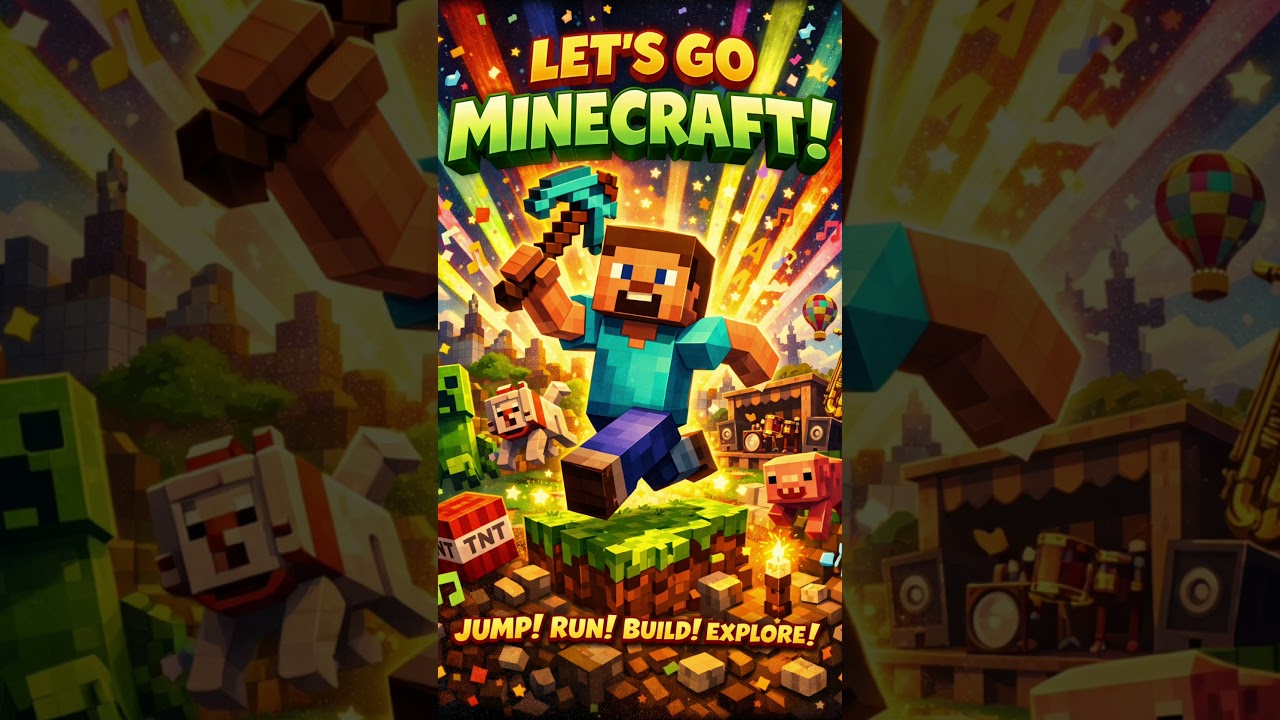 [마인크래프트 송] Jump, Run, Build! 🎵 Aiden's Creative Lab (ACL) - 