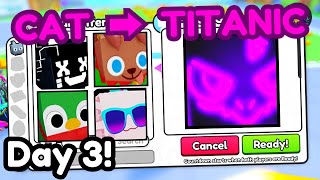 Cat to Titanic #3  PRO PLAZA UNLOCKED! 10M+ Gems Profit! (Pet Simulator 99)