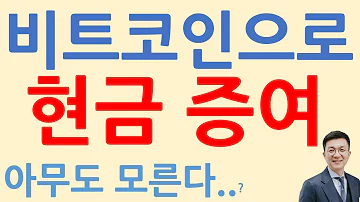 비트코인으로 현금 빼돌리는 법 From 구독자 밤송이회계사