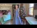 Self-Portrait Unboxing - Blue Taffeta Midi Dress