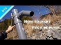 グイグイ水を吸い上げる！【手押しポンプの作り方】トトロのポンプ How to make PVC pipe pump