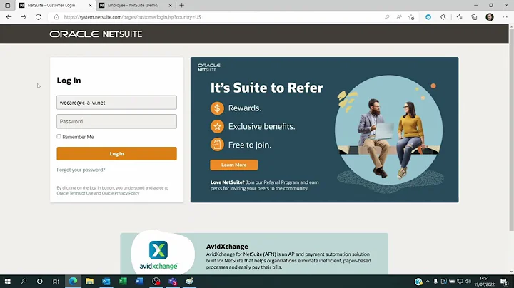 How to change password on netsuite