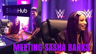 VLOG- MEETING SASHA BANKS IN NYC | FT. PRANK ON TKO & CAPRI AND ASH