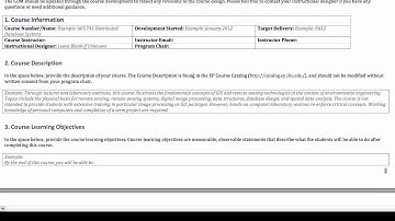 2 - Introducing the Course Design Matrix
