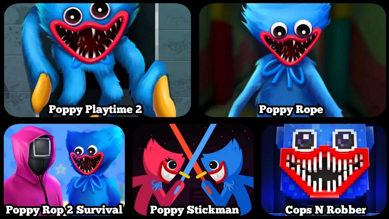 Poppy Rope Game Poppy Playtime 2 | Poppy Rope | Poppy Rope 2 | Poppy Stickman Fighting ...