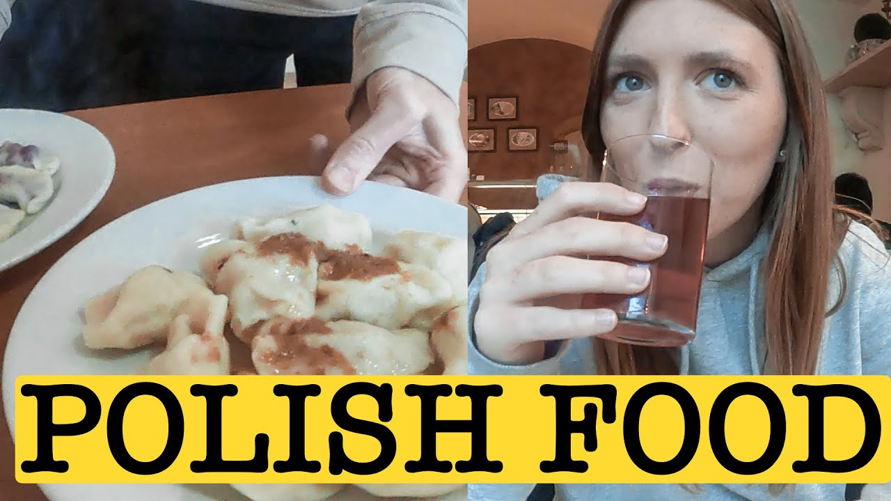 WE TRIED TRADITIONAL POLISH FOOD IN KRAKOW POLAND 🇵🇱 YouTube