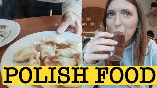 WE TRIED TRADITIONAL POLISH FOOD IN KRAKOW POLAND 🇵🇱