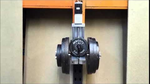 Cnc4you ltd Z Axis showing high power capability of our products