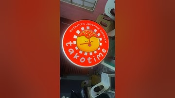 Redmac Round Lightbox Signage