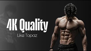 4k Video Quality in GYM Video | Without Topaz | Editing Bro |
