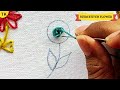 Very easy hand embroidery designs for beginners  simple hand embroidery designs