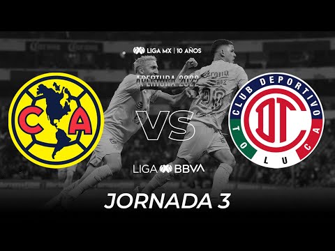 Resumen | América vs Toluca | Liga BBVA MX | Apertura 2022 - Jornada 3