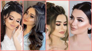 Most Beautiful Wedding Hairstyles & trending Makeup Look  For Women | UG Fashion