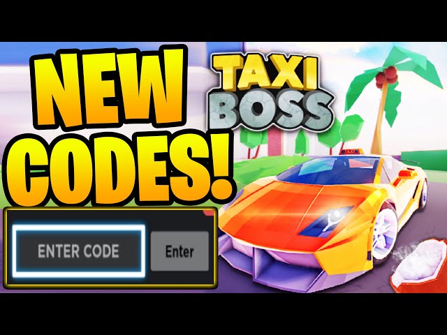 UPDATE* All New Working Codes in TAXİ BOSS!