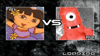 Mugen Dora Nickelodeon Vs Muno And Wubbzy Yo Gabba Gabbawow Wow Wubbzy