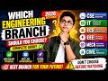 🔥 WHICH ENGINEERING BRANCH IS BEST? | CSE vs IT vs ECE vs EEE vs CIVIL vs MECH Telugu 2026