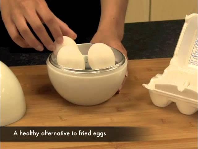 Cuecehuevos para Microondas con Recetario Boilegg InnovaGoods