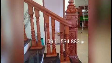 Các mẫu cầu thang gỗ đẹp nhất hiện nay