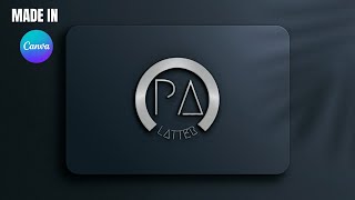 3 Simple Minimalist 3D Logo Ideas - Canva & Photopea Tutorial