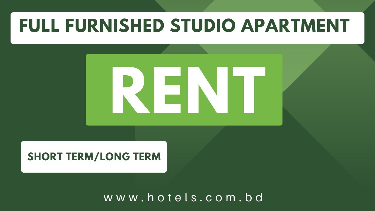 Rent Fully Furnished Studio Apartments [ 300 SQFT ] YouTube