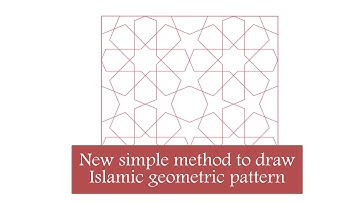 New method to draw Islamic geometric pattern 2