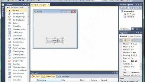 How to Show Visual Basic 2010 Information message Box With icon.