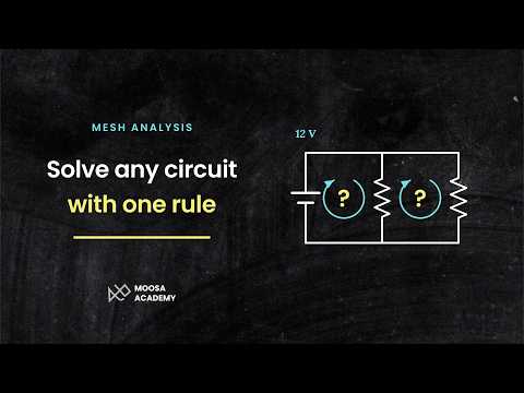 Mesh Analysis Explained — Solve Any Circuit With One Rule