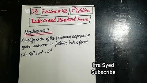 Mathematics Book 3 (D3) |  7th Edition | Exercise # 4 B | Q # 9 | Ifra Syed | in Urdu\Hindi