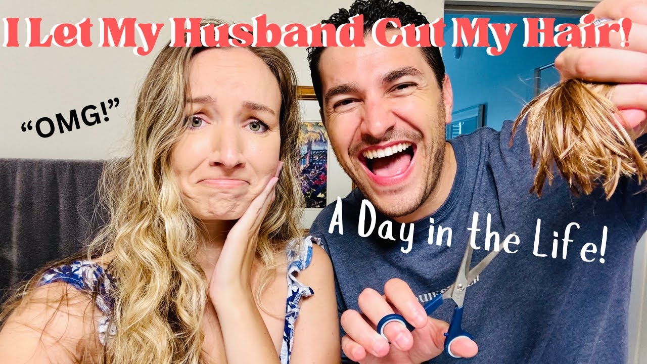 Муж стрижет жене волосы | Один день из жизни | Первый День отца