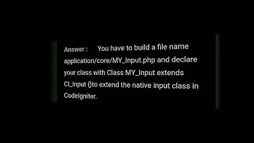 Codeigniter Framework Interview Questions With Answers Part-3