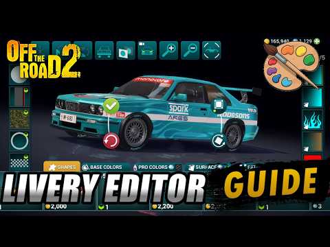 OFF THE ROAD 2: The Ultimate LIVERY EDITOR Guide. Everything You Need To Know About Making Decals.