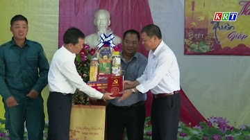 Bí thư Tỉnh ủy Dương Văn Trang thăm, chúc tết tại huyện Sa Thầy