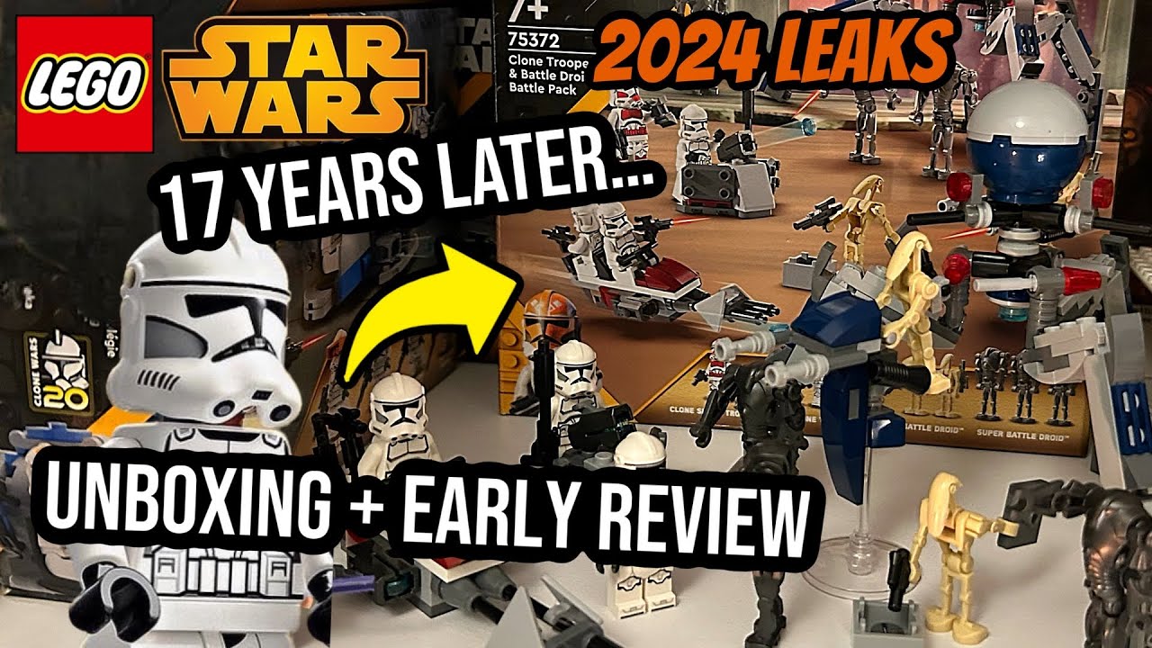 What we NEEDED! Lego Star Wars 2024 Clones v Droids Battlepack