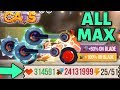 Maxing DAMAGE on a FULLY MAXED MACHINE C.A.T.S - MAX ATTACK Crash Arena Turbo Stars