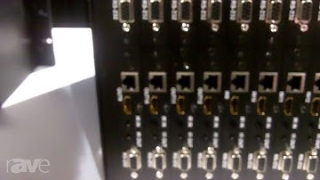 CEDIA 2013: Zigen Talks About the HAX-1616 4K HDMI HDBaseT Matrix