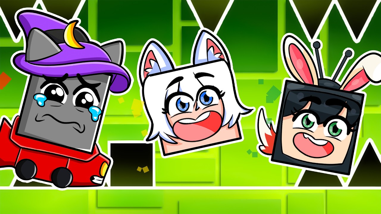 JUGANDO Los NIVELES  PROHIBIDOS en Geometry Dash 😱 | sameeKG X Roblox MOMENTOS DIVERTIDOS