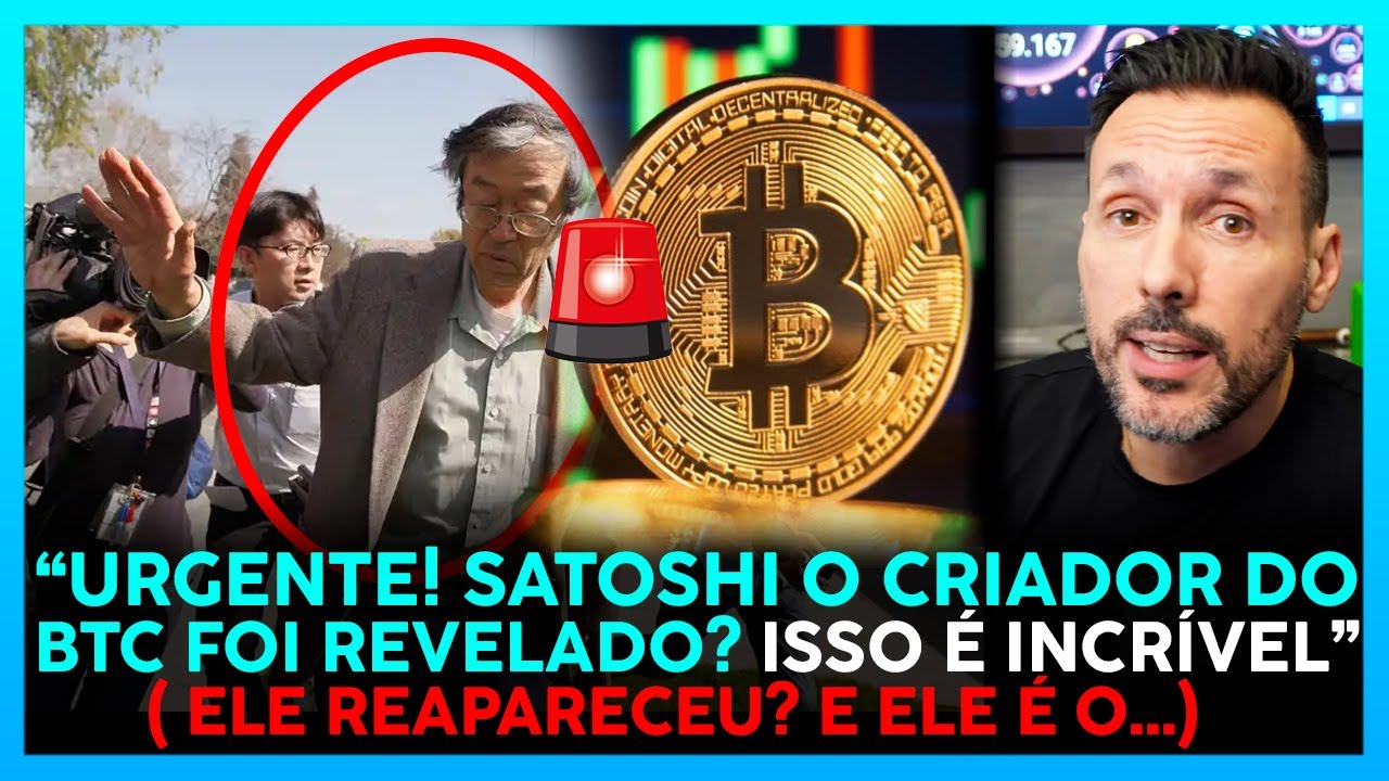 URGENTE: SATOSHI NAKAMOTO DESCOBERTO?